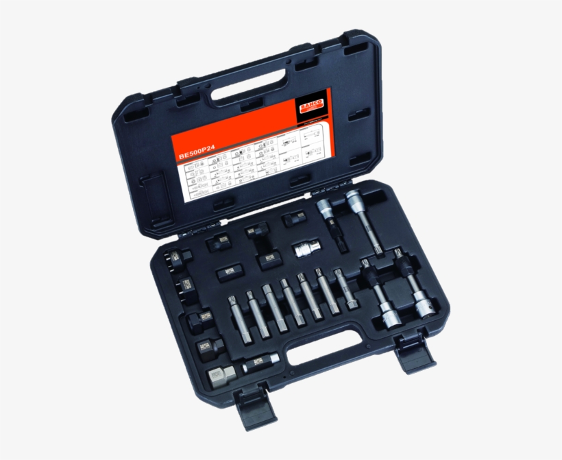 Alternator Extractor 24pcs Set - Coffret Demontage Poulie Alternateur Facom, transparent png #5758333