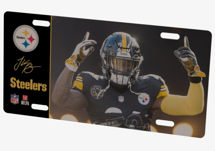 Pittsburgh Steelers Le'veon Bell Metal Photo - Pittsburgh Steelers, transparent png #5758985