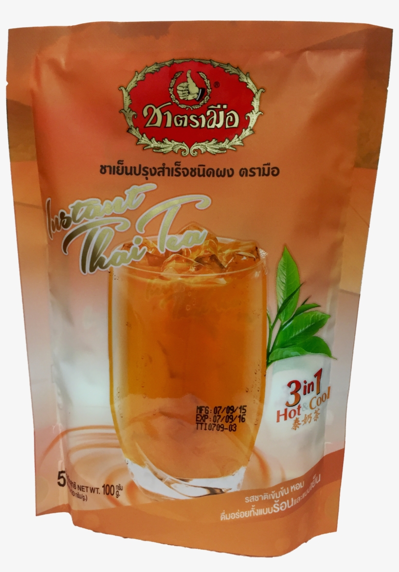 Instant 3in1 Thai Tea - Instant Thai Milk Tea, transparent png #5760152