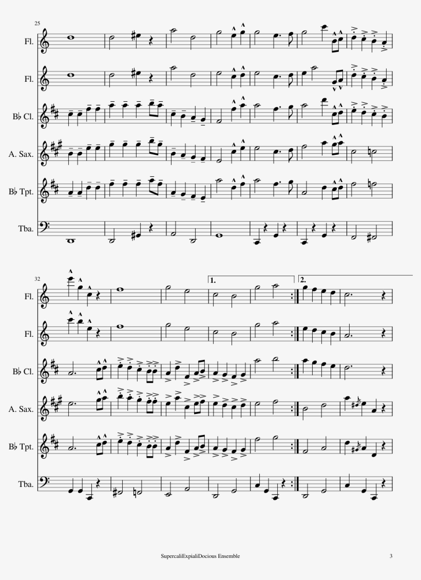 Frosty The Snowman Sheet Music Composed By Arranged - Sheet Music, transparent png #5761022