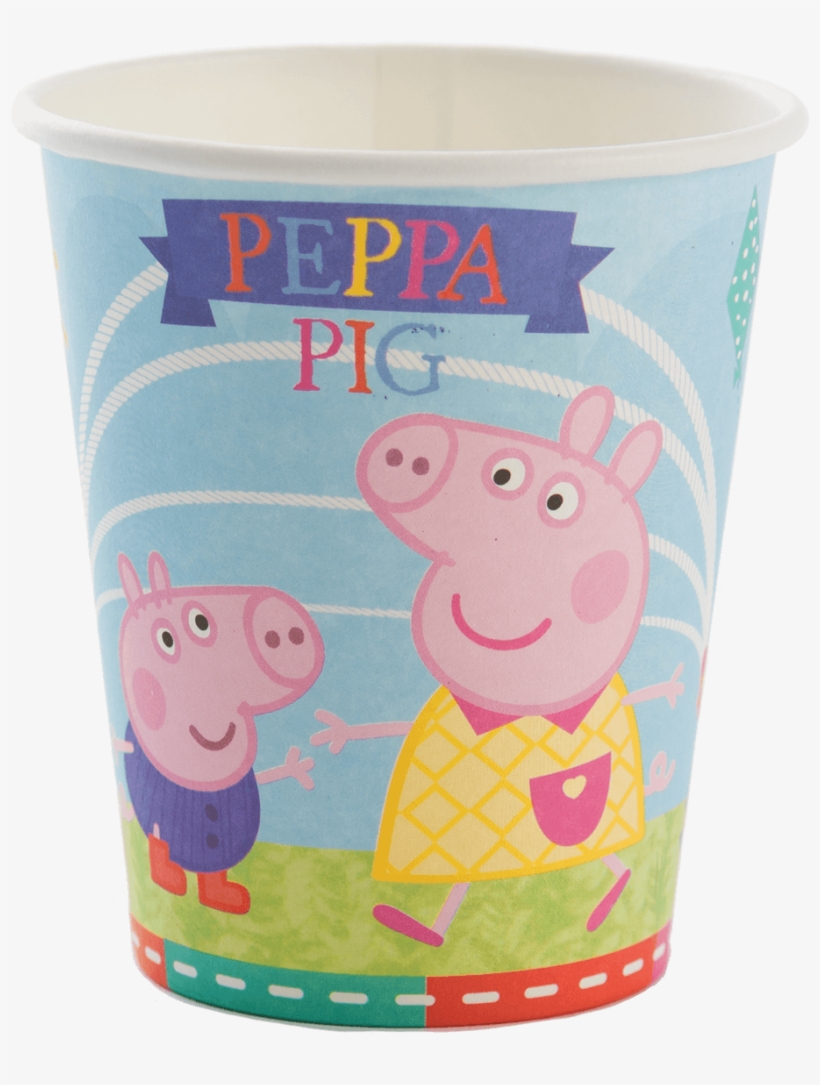 Peppa Pig Paper Cups - Free Transparent PNG Download - PNGkey
