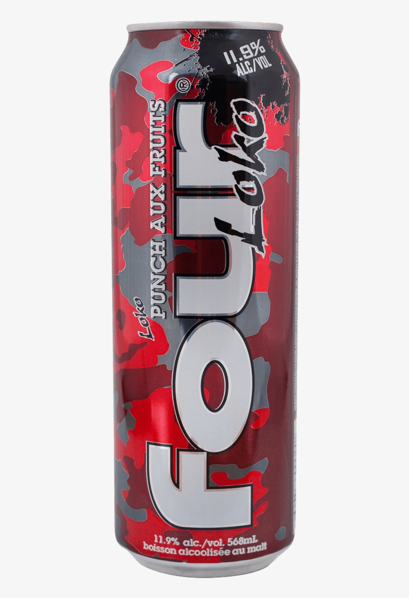 Four Loko Breuvages Blue Spike Beverages - Four Loko Peach Beer, 23.5 Fl Oz, transparent png #5761435