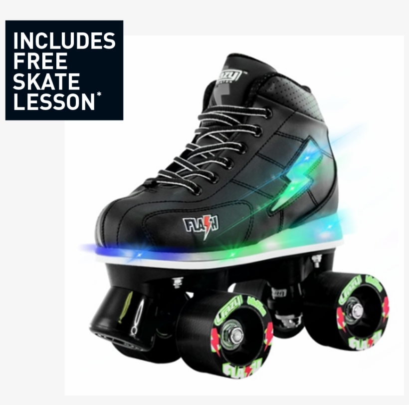 148 Inline Crazy Skates - Crazy Skates Flash Roller Skates For Girls Light Up, transparent png #5761807