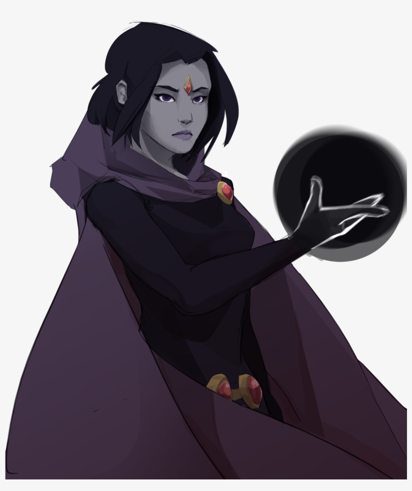 teen titans raven no hood