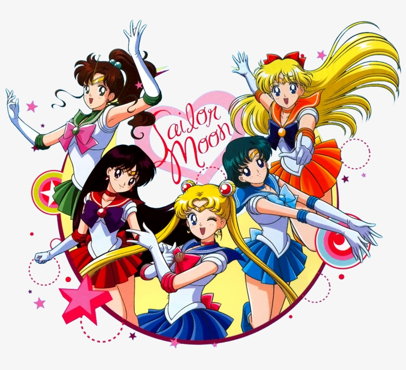 Sailor Moon Toys, Sailor Mars, Sailor Jupiter, Sailor - Sailor Moon Facebook Cover, transparent png #5762709