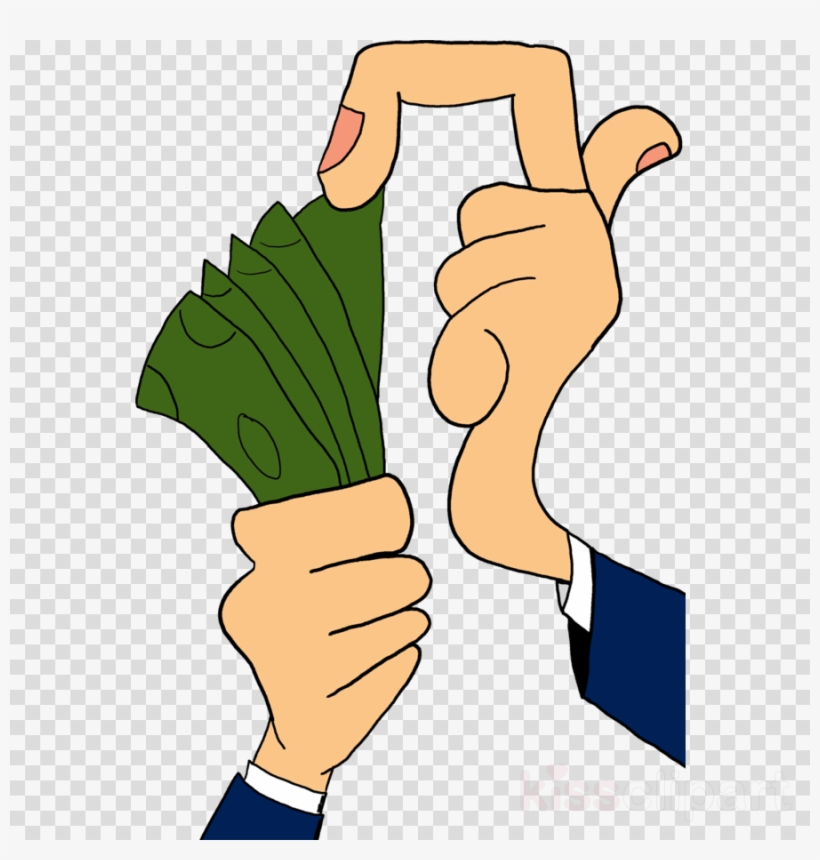 Giving Money Png Clipart Money Bag Clip Art - Clipart Money In Hand, transparent png #5762857