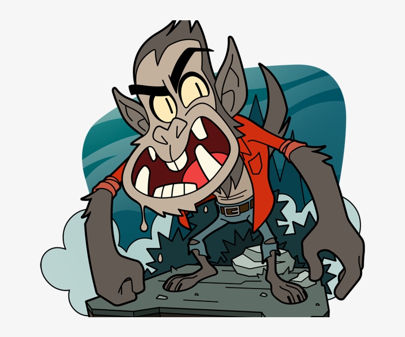 Flats Werewolf Wolf Character Design Animal Cartoon, transparent png #5762860