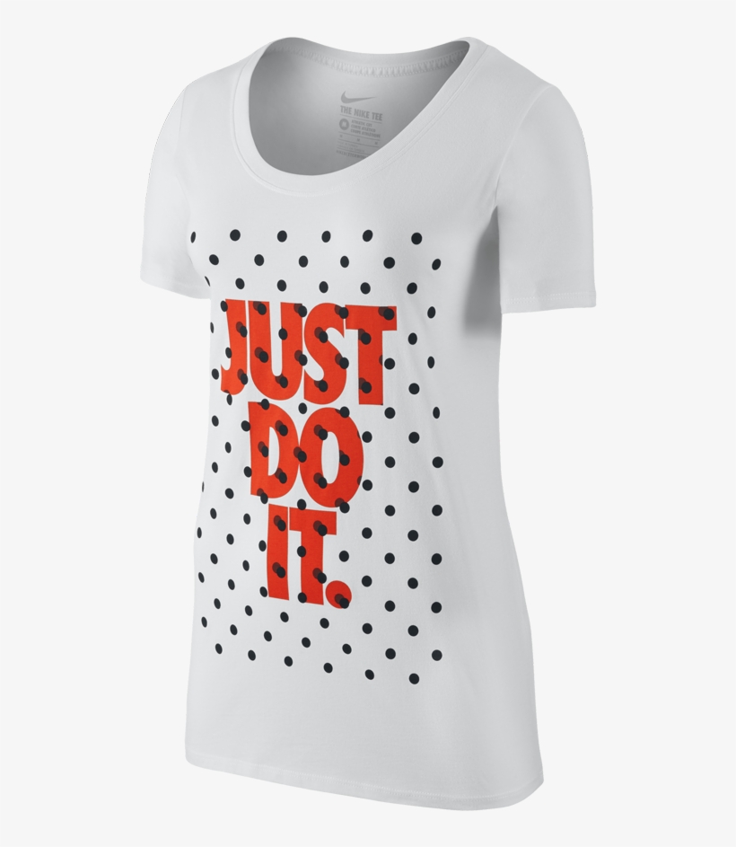 Nike Women's Boyfriend Shadow Dot Just Do It Short - Xs Nike T, transparent png #5763052