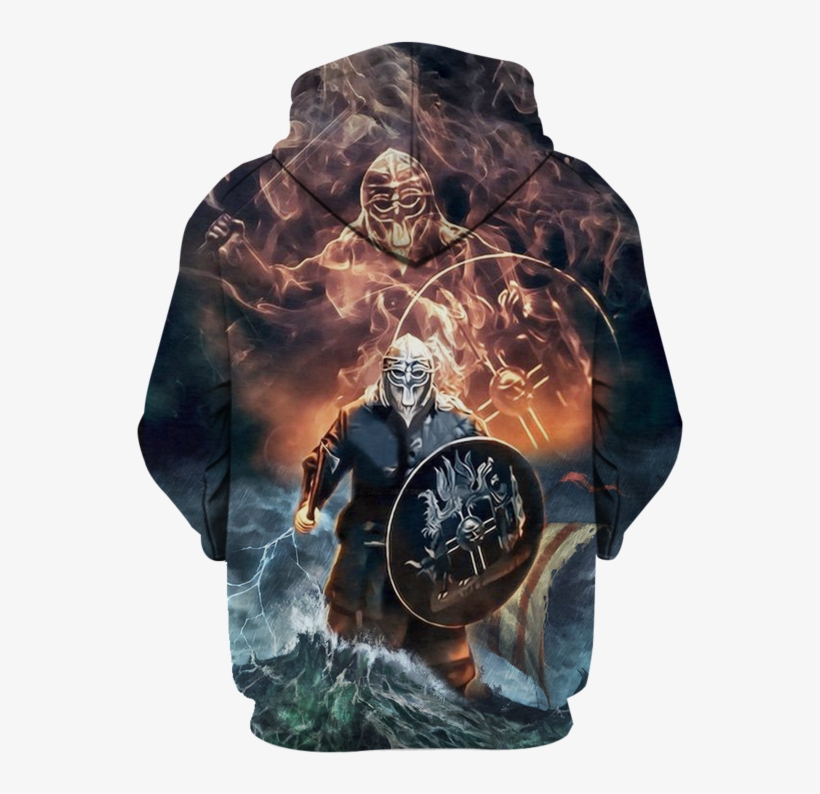 Vikings Hoodie 3d Vikings Hoodie 3d - Sweatshirt, transparent png #5763255