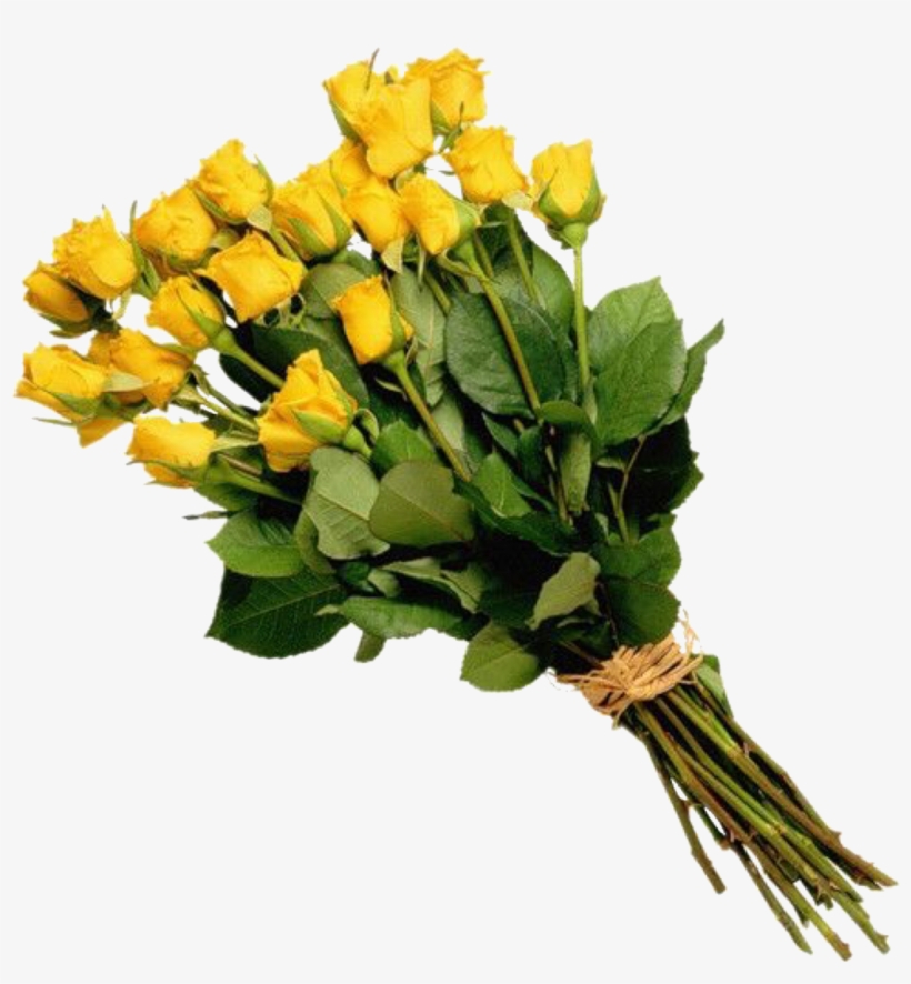 Yellow Roses, Flowers Gif, Buy Flowers, Bouquet, Tags, - Bouquet Of Flowers Png, transparent png #5764322