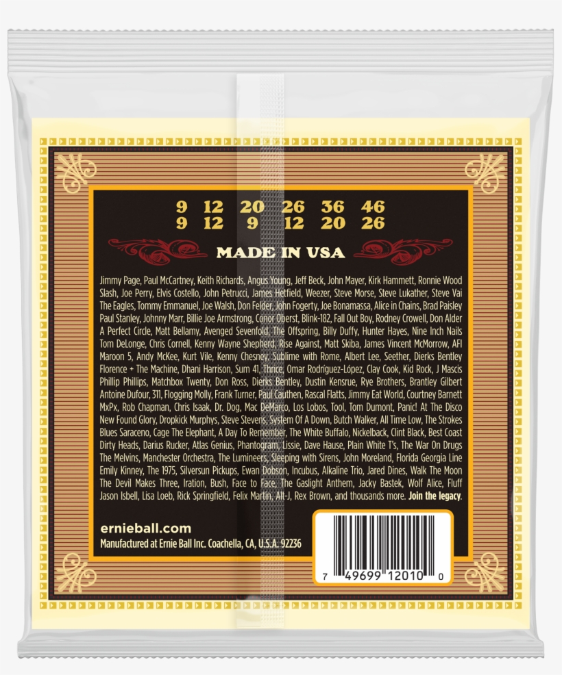 Ernie Ball Earthwood, transparent png #5764388