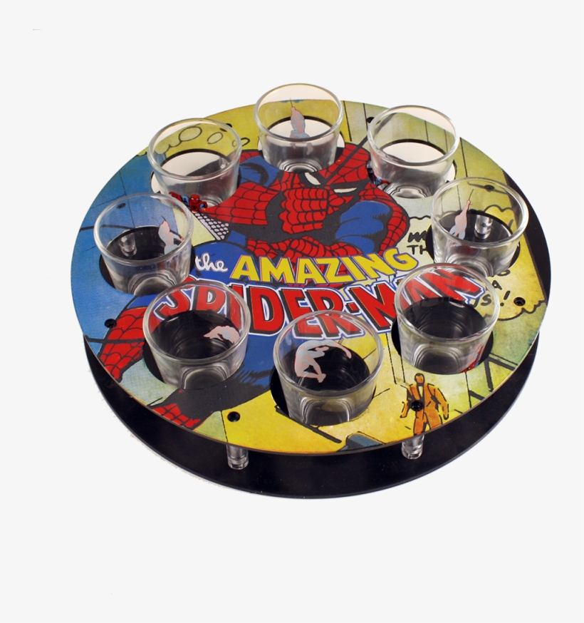 Additional Views - Marvel Shot Glasses, transparent png #5764885