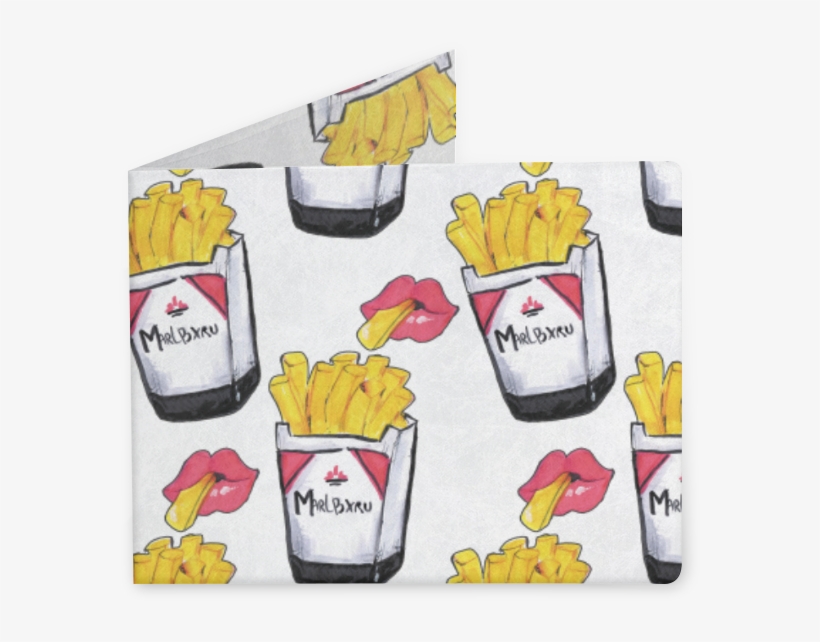 Carteira Fumando Batata Frita De Veado Haterna - French Fries, transparent png #5765297