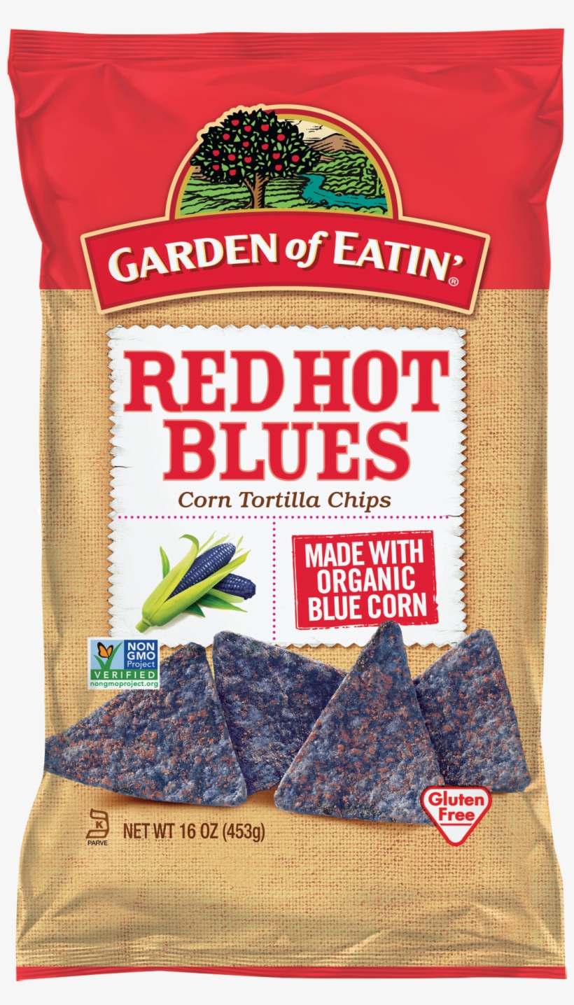Spice It Up With Our Red Hot Blues - Garden Of Eatin' Tortilla Chips, Red Hot Blues - 16oz, transparent png #5765684