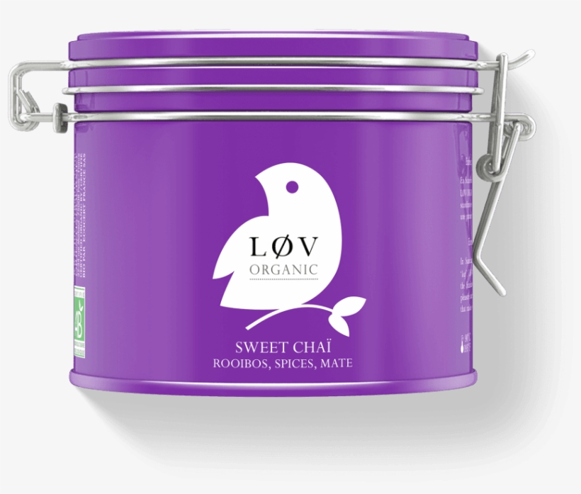 Sweet Chaï Metal Tin - Lov Organic, transparent png #5765860