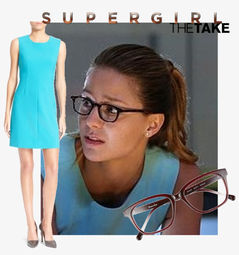 Kara Danvers Aka Supergirl Wears This Diane Von Furstenberg - Cocktail Dress, transparent png #5766070
