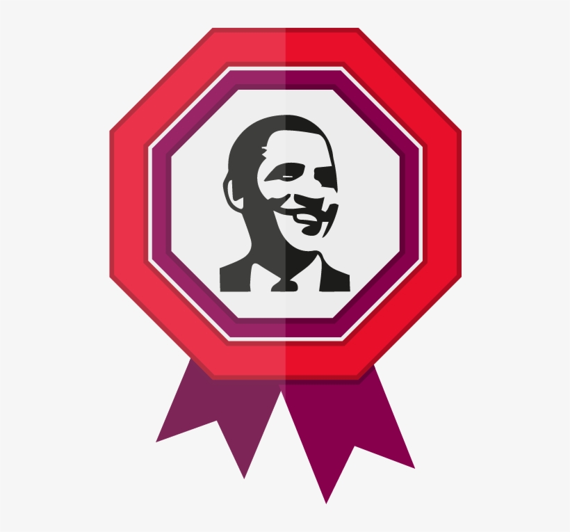 Speechen Als Obama - Medal, transparent png #5766485