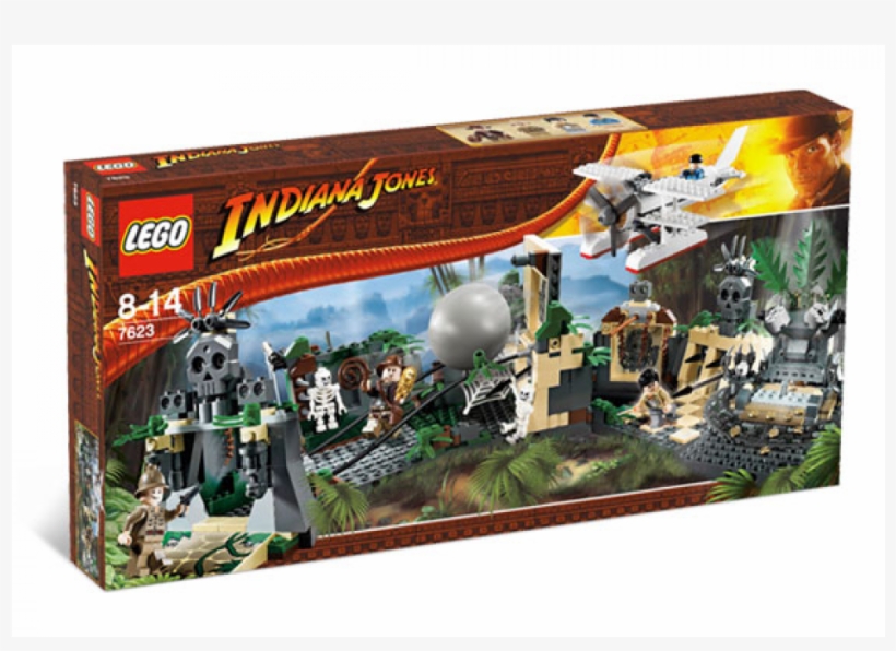 Temple Escape Set Lego 7623 Indiana Jones, transparent png #5766604
