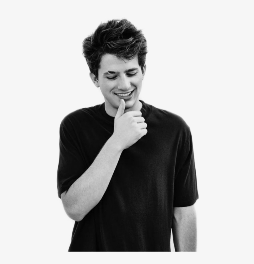 Charlie Puth Black And White, transparent png #5767429