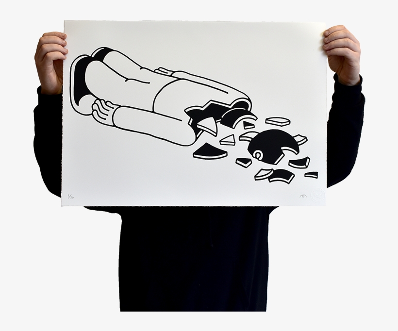 'smashed' By Muretz - Moosey Art, transparent png #5767700