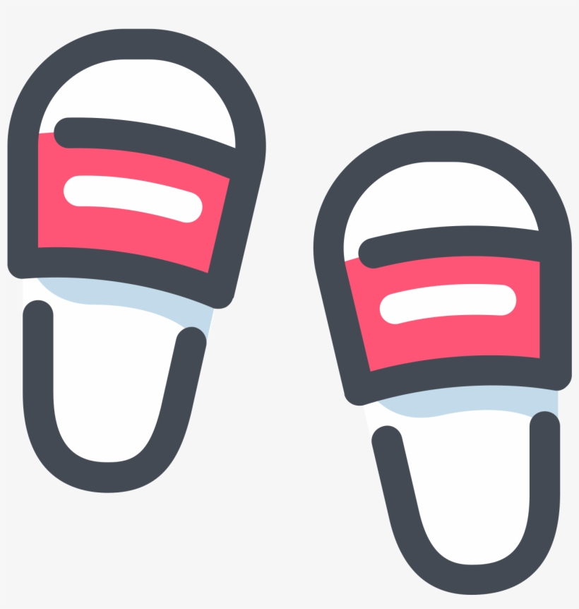 Slippers Icon - Icon, transparent png #5767934