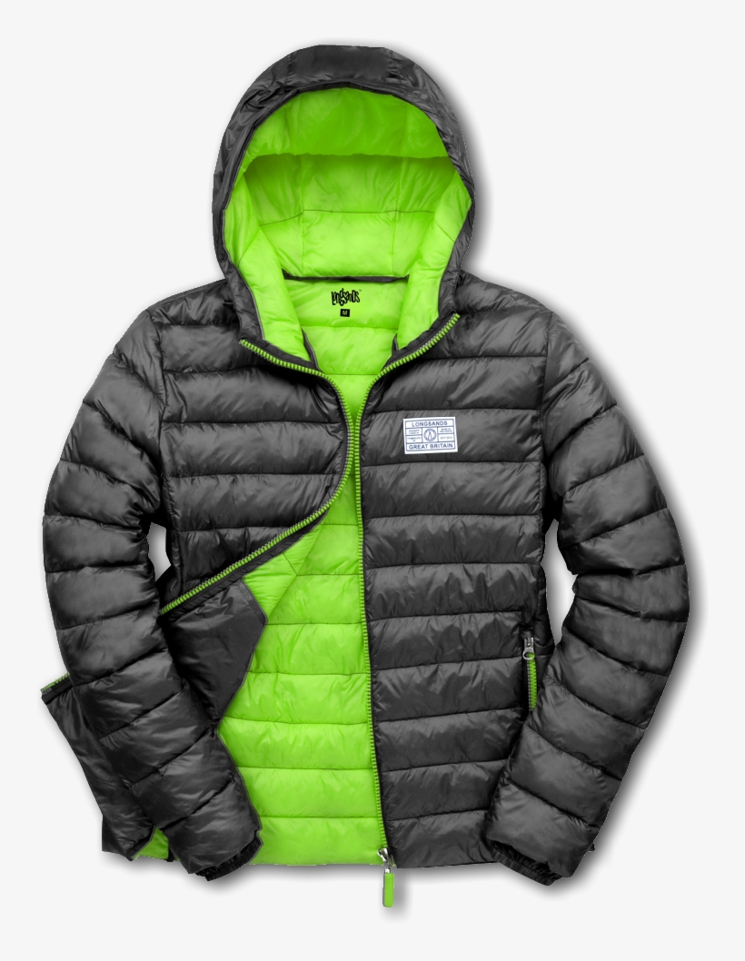 Hooded Pad Jacket - Result R194m, transparent png #5768114