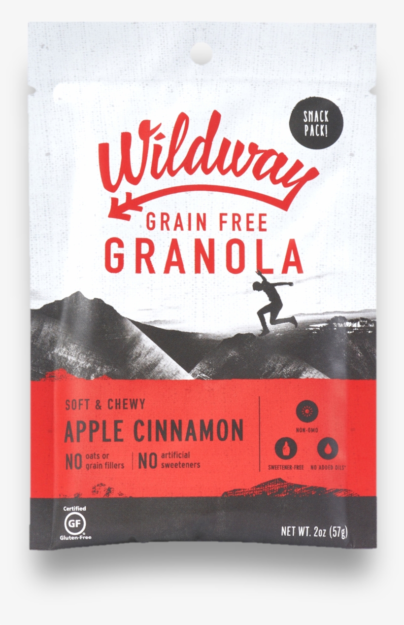 Grain-free Granola Snack Pack - Wildway Grain-free Instant Hot Cereal: Cinnamon Roll, transparent png #5768211