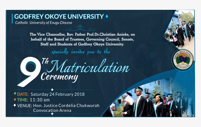 Godfrey Okoye University 9th Matriculation Ceremony - Highland Intrigue [book], transparent png #5769480