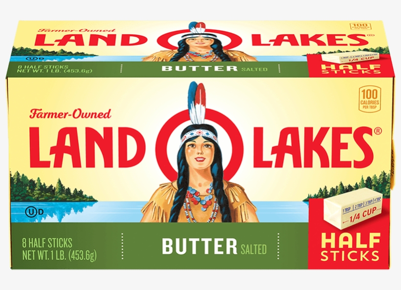Salted Butter In Half Sticks - Land O Lakes Sweet Cream Salted Butter, transparent png #5769537