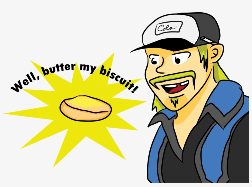 Biscuit Drawing Pop Art Free - Butter My Biscuit, transparent png #5769539