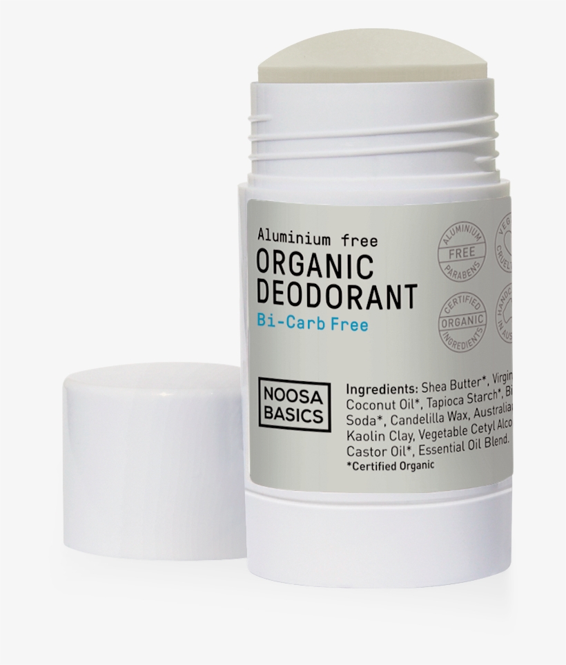 Organic Deodorant Stick Sensitive Skin/bi-carb Free - Noosa Basics Deodorant Stick - Lemon Myrtle (60g), transparent png #5769979