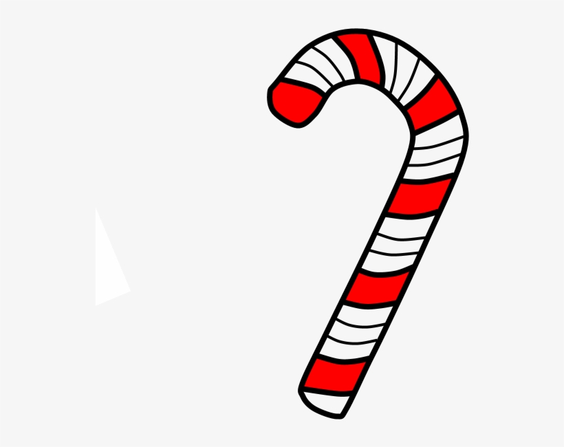 Candy Cane, Stripes, Red, White - Candy Cane, transparent png #5771605