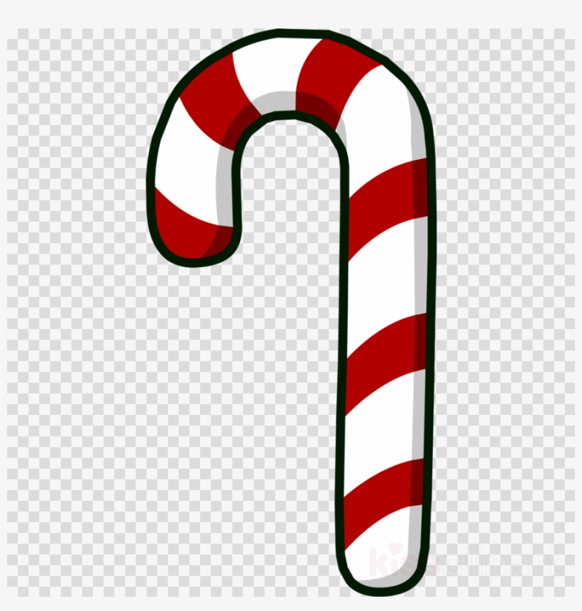 Download Cartoon Candy Cane Png Clipart Christmas Candy - Candy Cane Transparent Background, transparent png #5771744