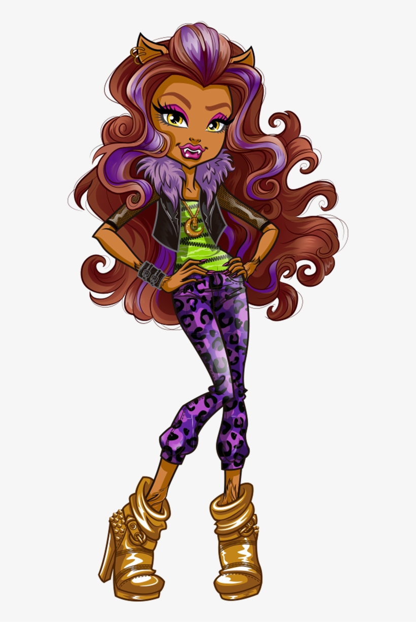Current - Monster High First Day Of School Clawdeen, transparent png #5772157