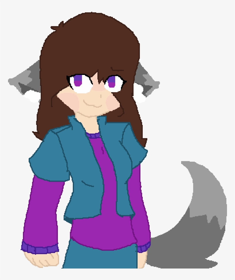 Request- Wolf Girl - Clip Art, transparent png #5772699