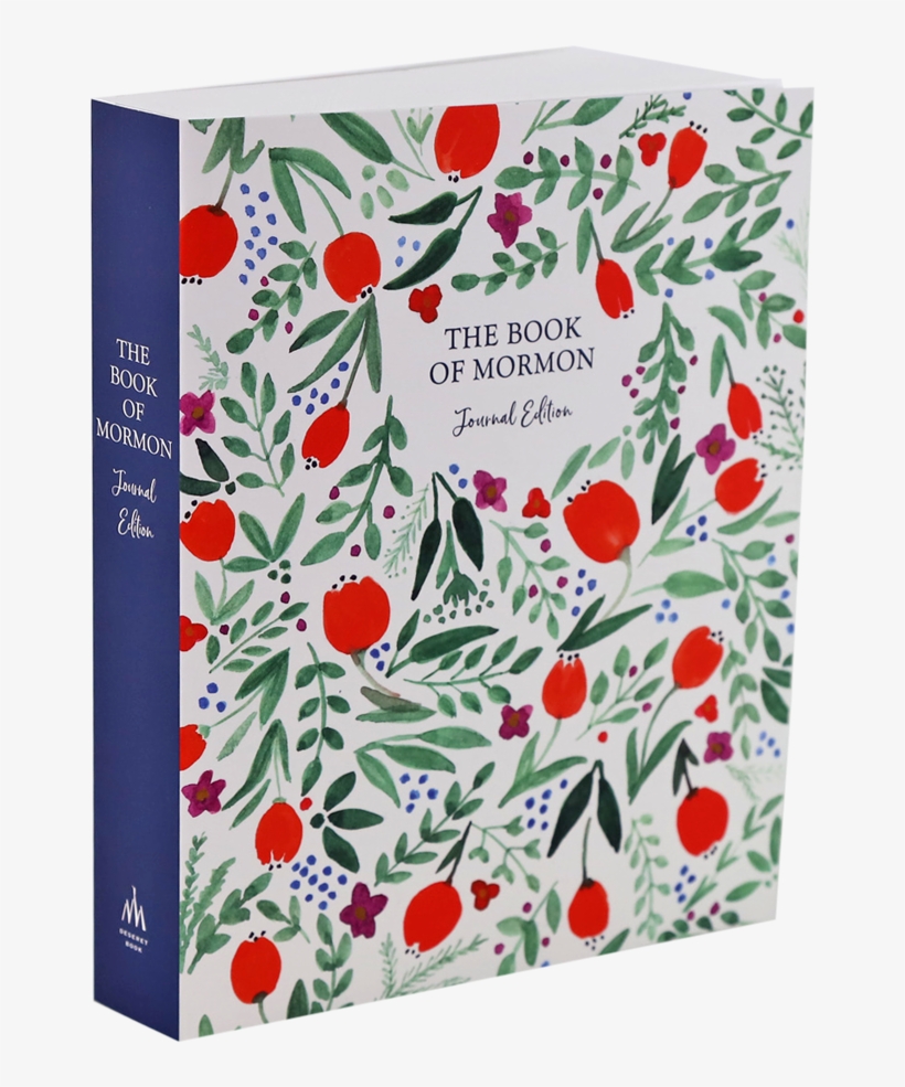 The Book Of Mormon, Journal Edition, Red Floral - Book Of Mormon, transparent png #5773021