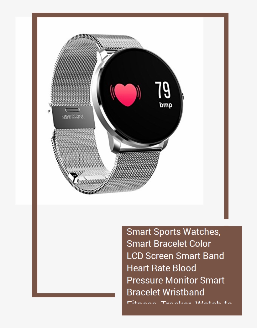 Smart Sports Watches, Smart Bracelet Color Lcd Screen - Smartwatch, transparent png #5773457