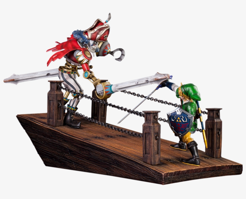 Link Vs Scervo Sandship Diorama - Figurine Link The Legend Of Zelda Skyward Sword, transparent png #5773508