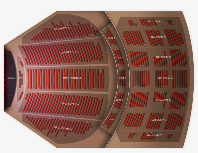 Sheas Balcony 7 Row T, transparent png #5773510