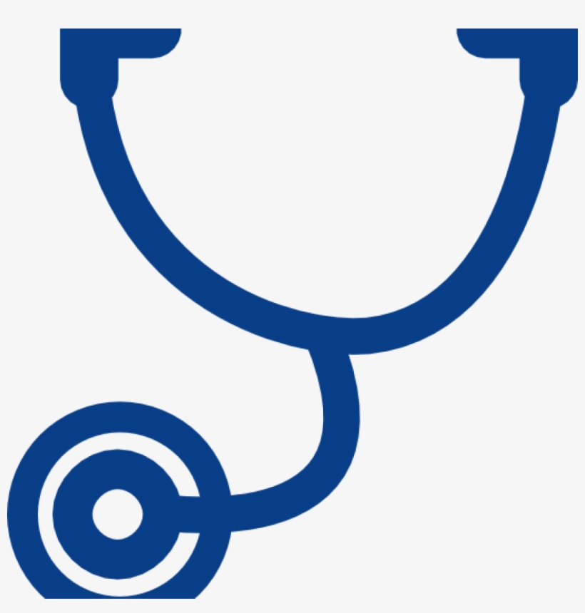 373 Free Clipart Of A Black And White Stethoscope Happy - Stethoscope Black & White Clip Art Png, transparent png #5773809