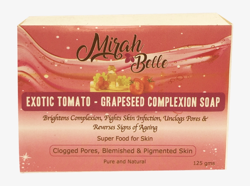 Buy Mirah Belle Exotic Tomato - Mirah Belle Exotic Tomato Grapeseed Complexion Soap, transparent png #5774283