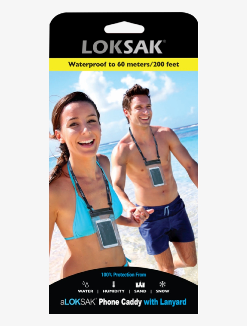 Vattentäta Fodral - Loksak Aloksak 3.9 X 7inch Waterproof Phone Caddy, transparent png #5774556