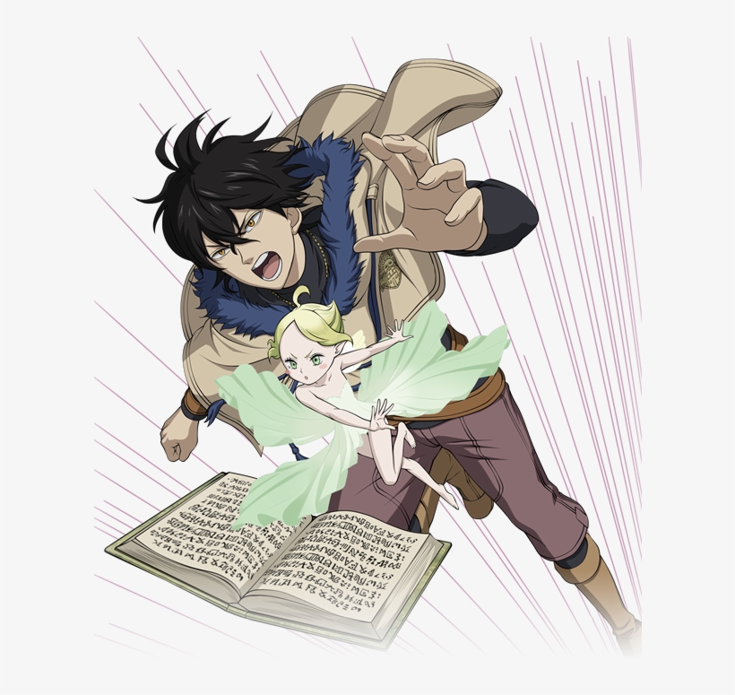 More Information - Black Clover Yuno And Sylph, transparent png #5775004