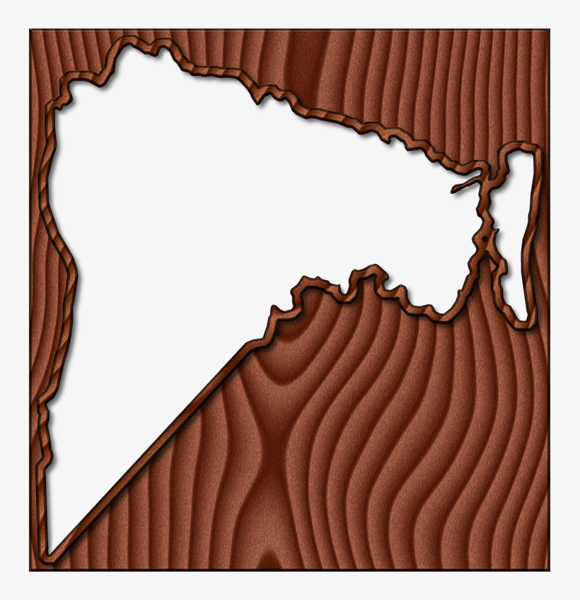 A Map Of Nassau With The Map Area Carved From A Dark - Illustration, transparent png #5775372