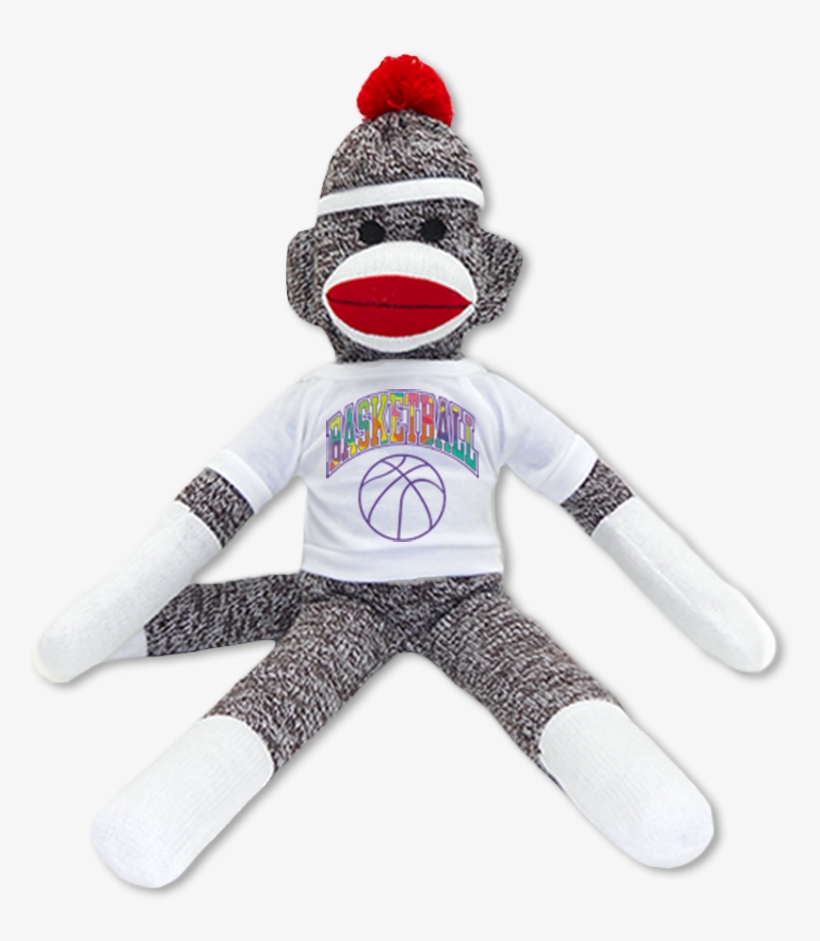 Basketball Sock Monkey - Stuffed Toy, transparent png #5775417