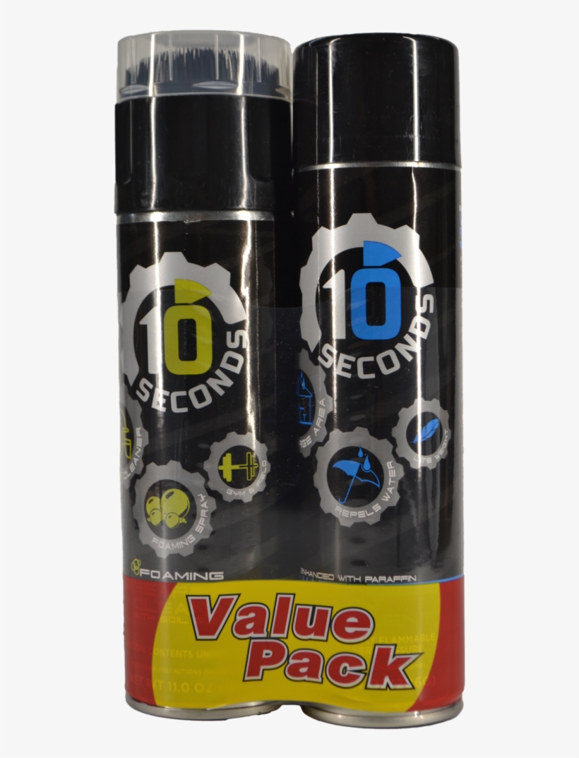 10 Seconds Valuepack Gear Cleaner Plus Water & Stain - Stain Repellent, transparent png #5776227