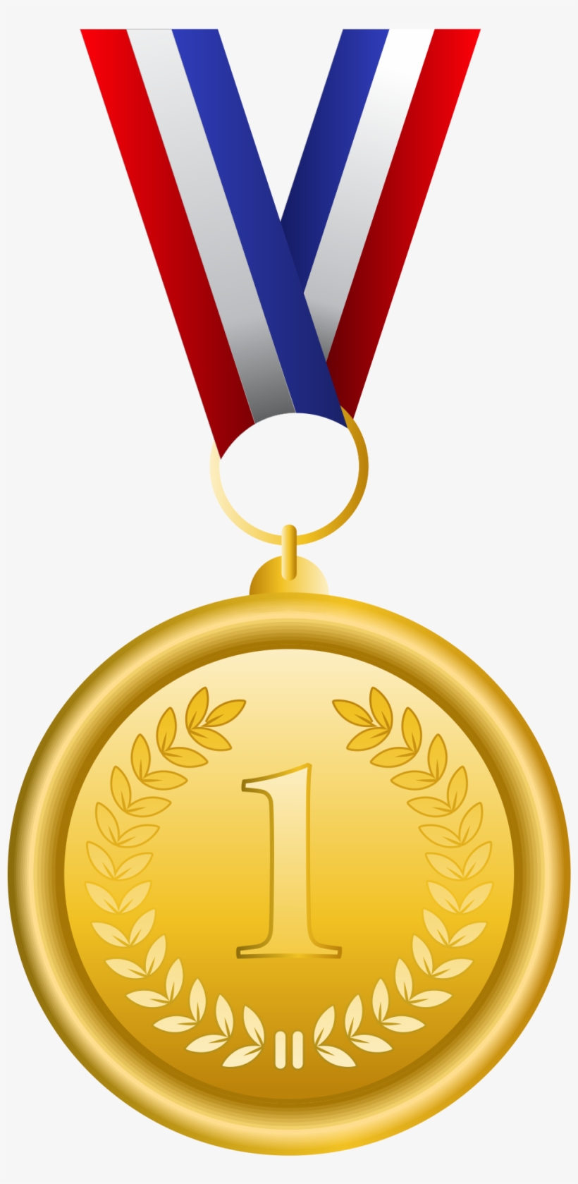 Gold Medal Olympic Medal Bronze Medal Clip Art - Gold Medal In Color, transparent png #5776228