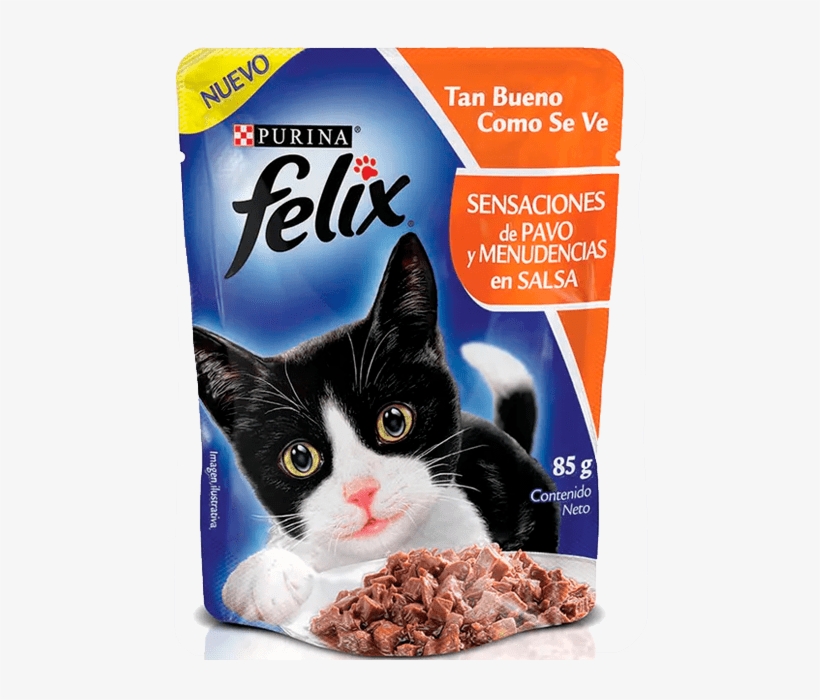 Felix Cat Food, transparent png #5776387