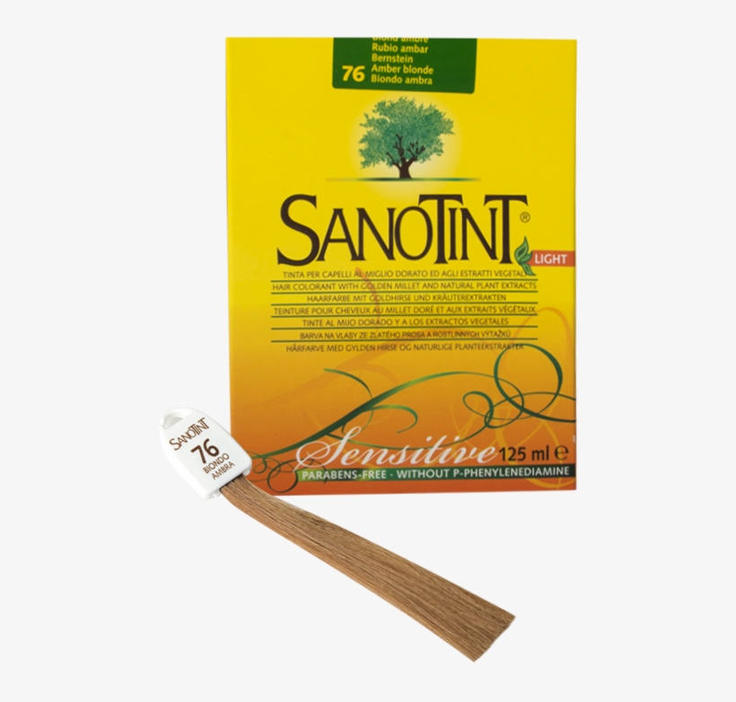 C 176 Art Light 76 - Cosval Spa Sanotint Dyeing Light Black 71, transparent png #5776669