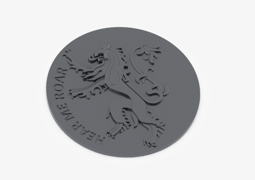 House Lannister Sigil 3d Print - Circle, transparent png #5779224